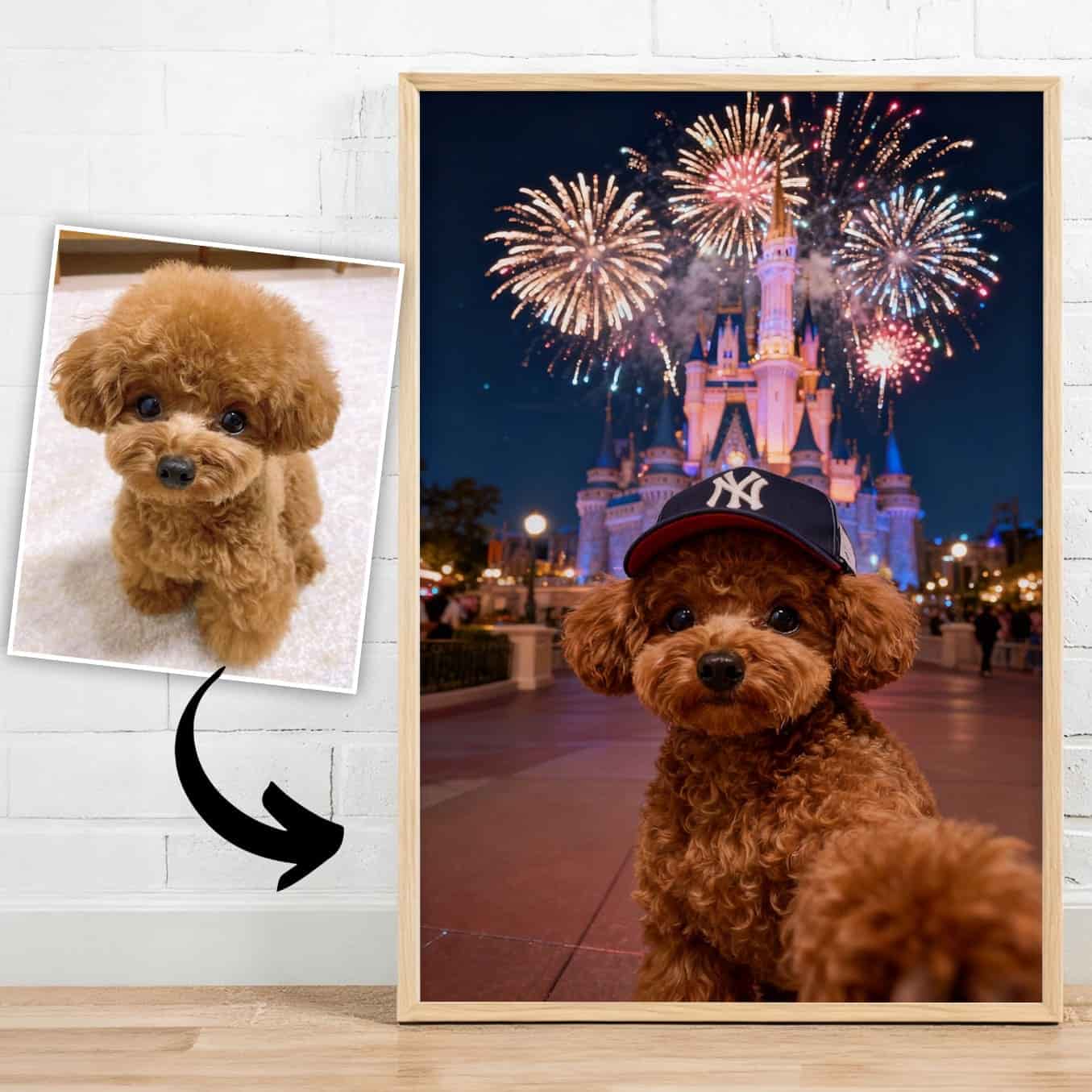 The City Explorer – Custom Pet Lenticular Portrait