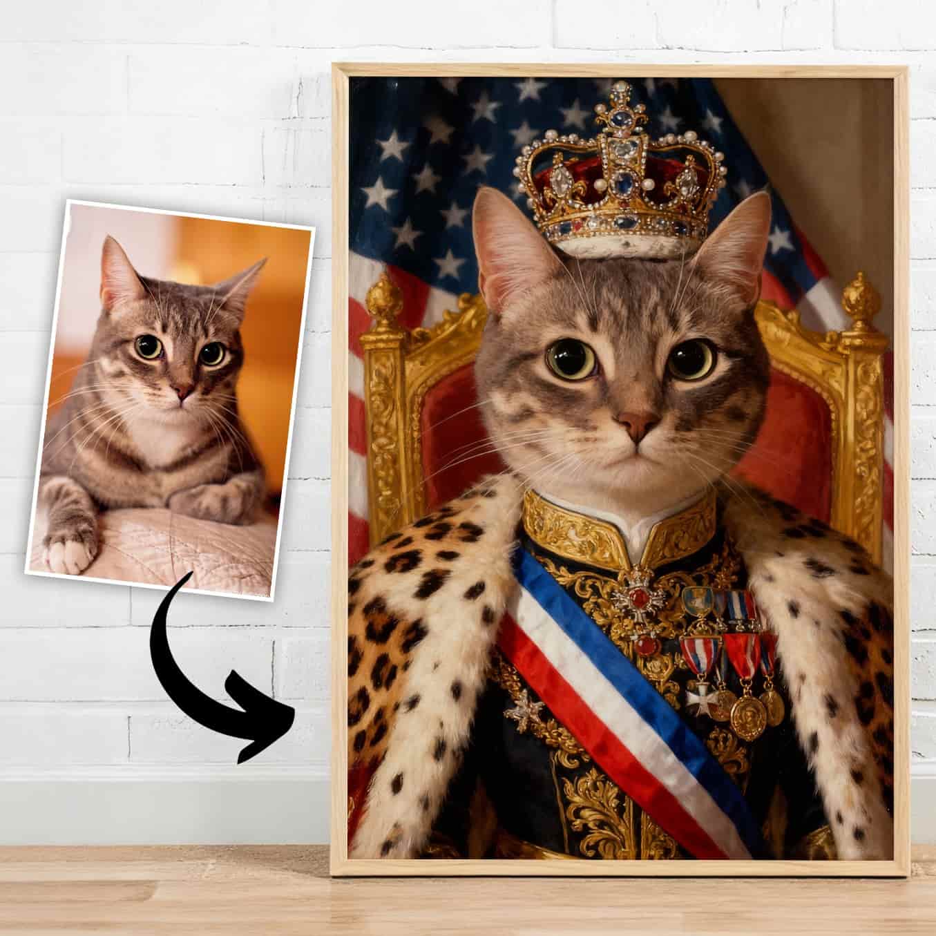 King - Pet Lenticular Portrait