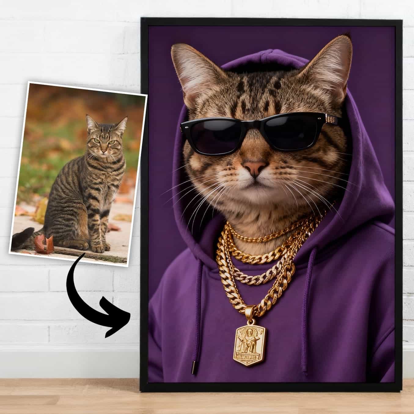 Street Style – Custom Pet Lenticular Portrait