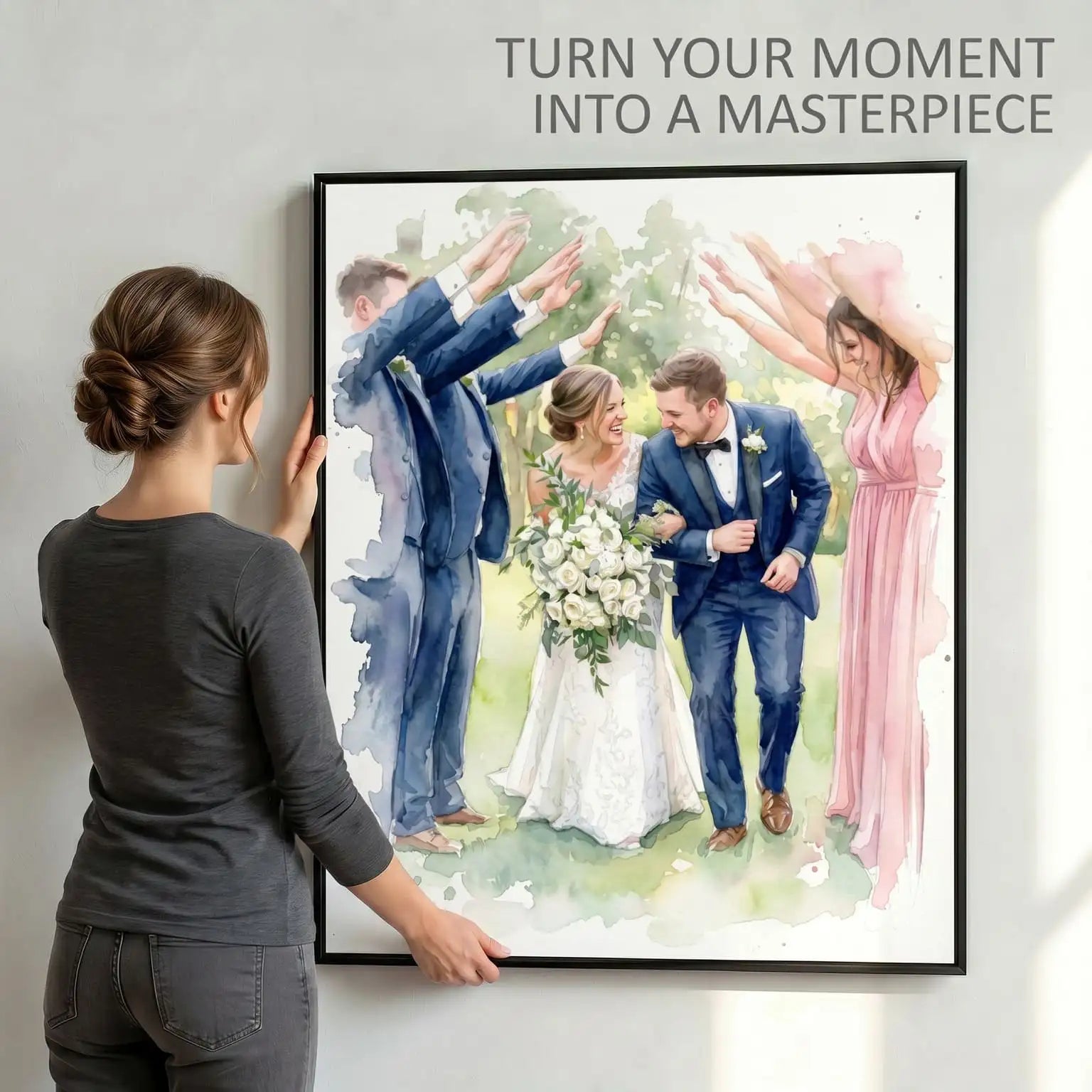 The Perfect Match – Custom Couple Lenticular Portrait