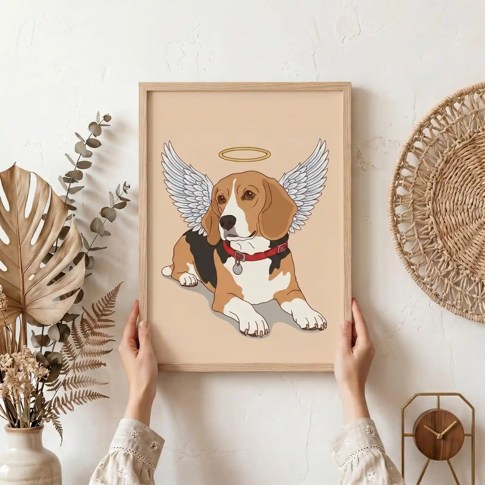 Celestial Paws – Custom Pet Lenticular Portrait