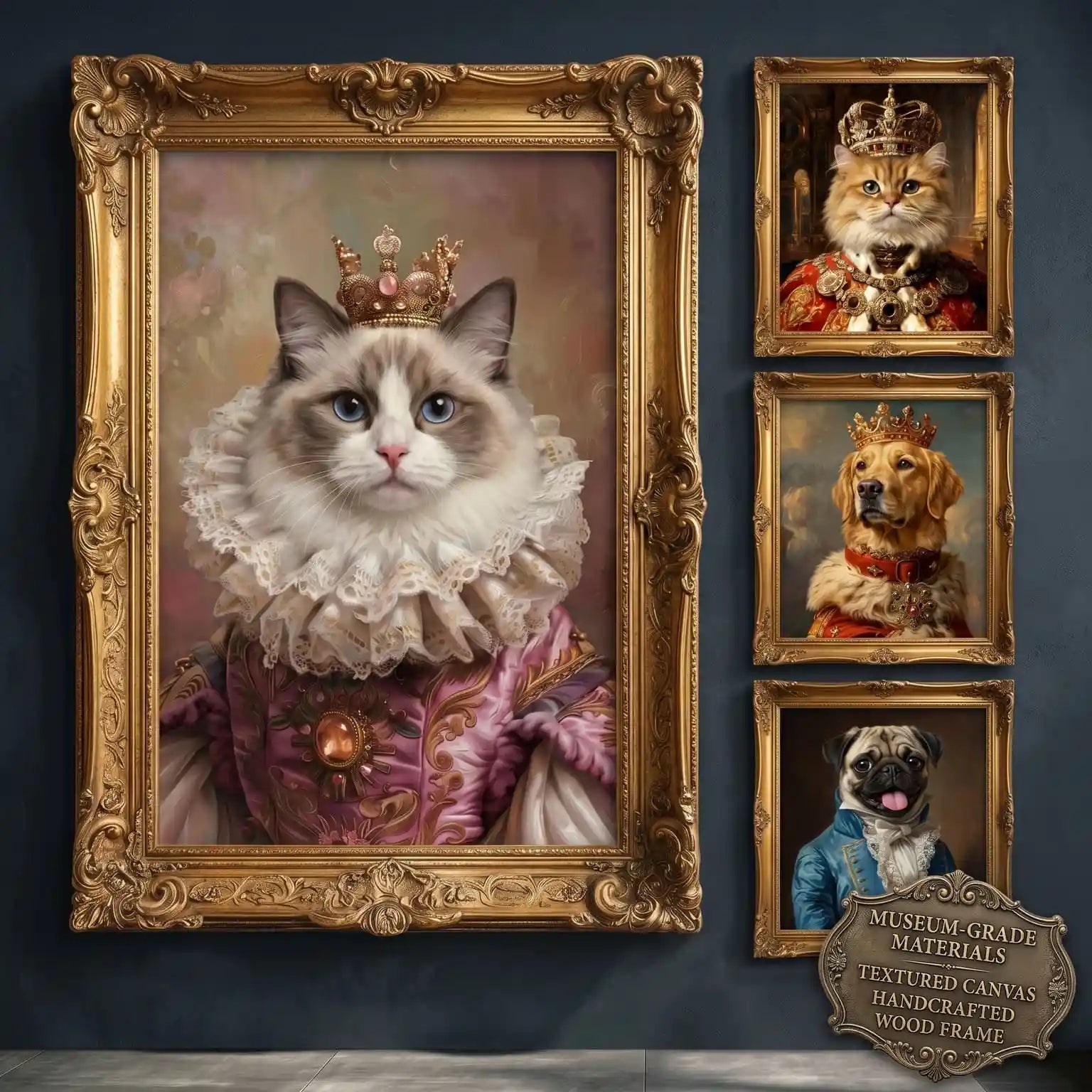 The Noble Heritage – Custom Pet Lenticular Portrait