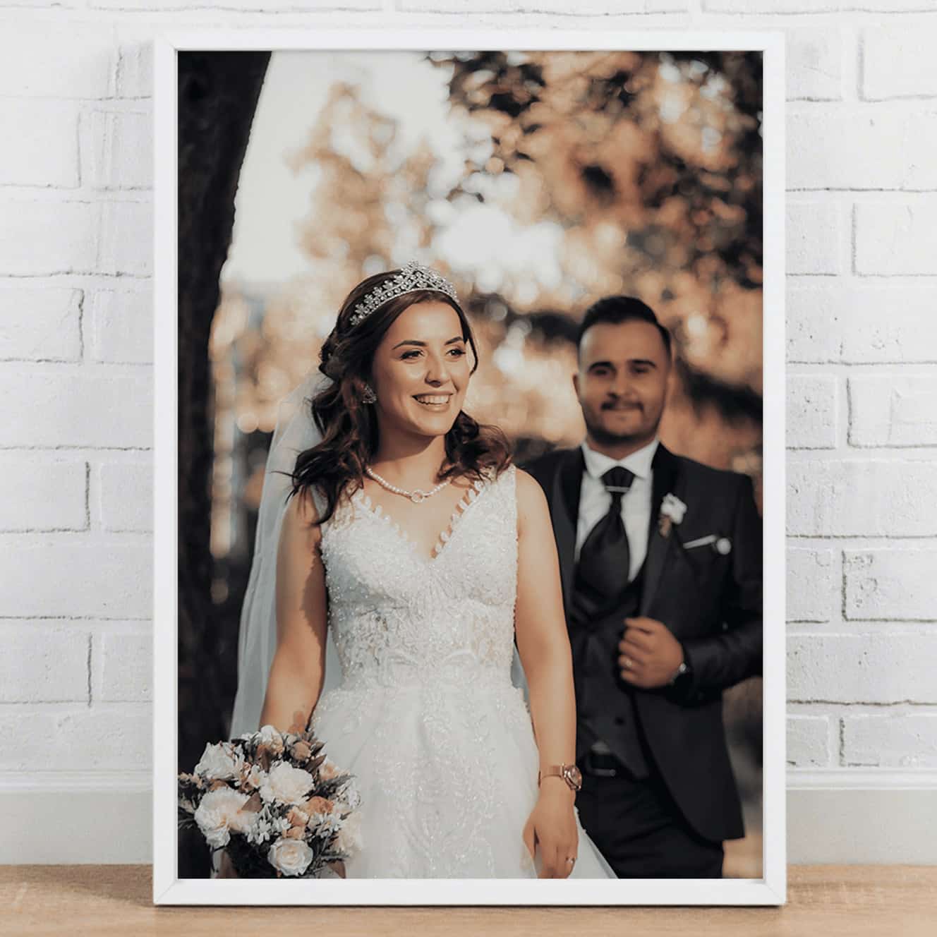 Lenticular Wedding Portrait