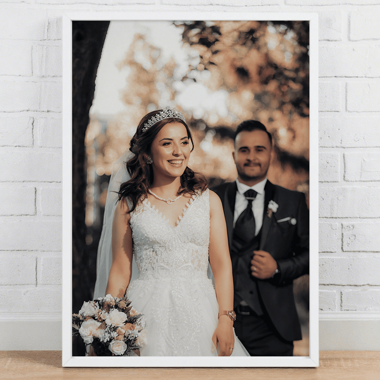 Lenticular Wedding Portrait