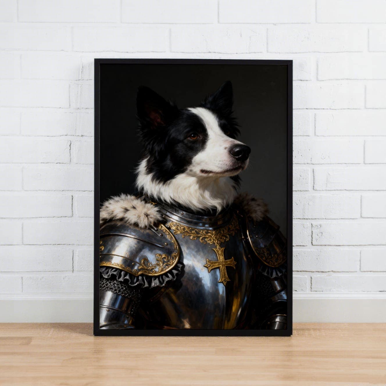 Knight Warrior – Custom Pet Lenticular Portrait