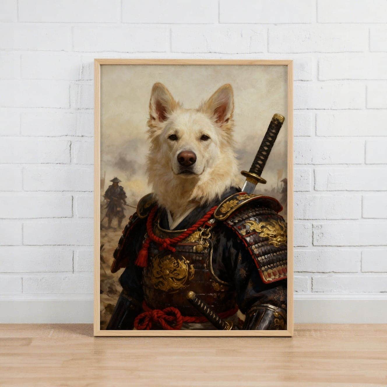 Samurai Spirit – Custom Pet Lenticular Portrait