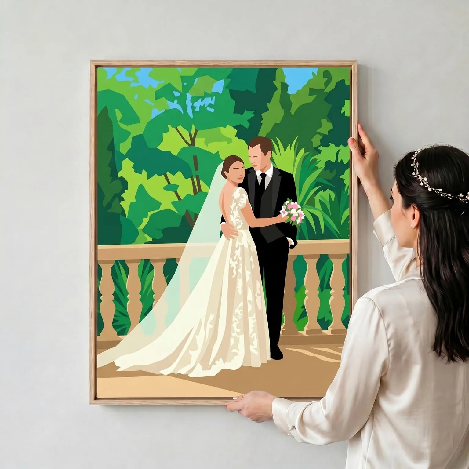 The Perfect Match – Custom Couple Lenticular Portrait