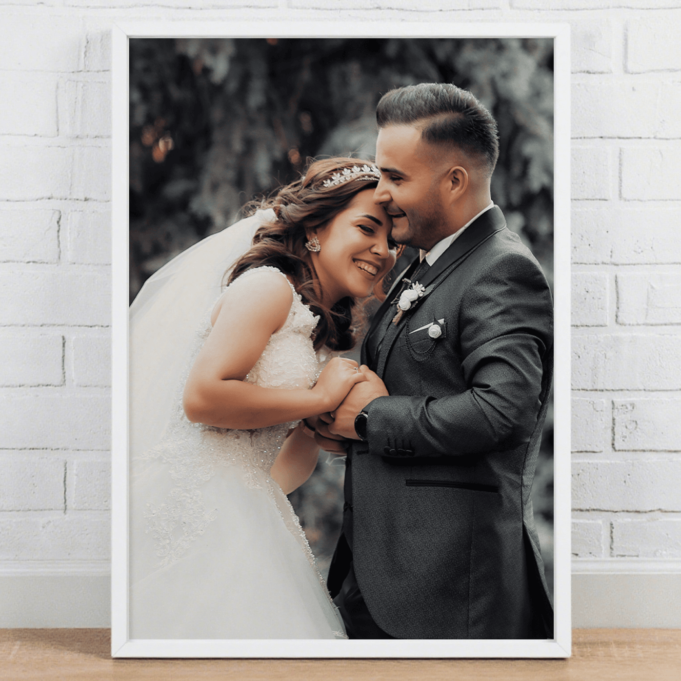 Lenticular Wedding Portrait