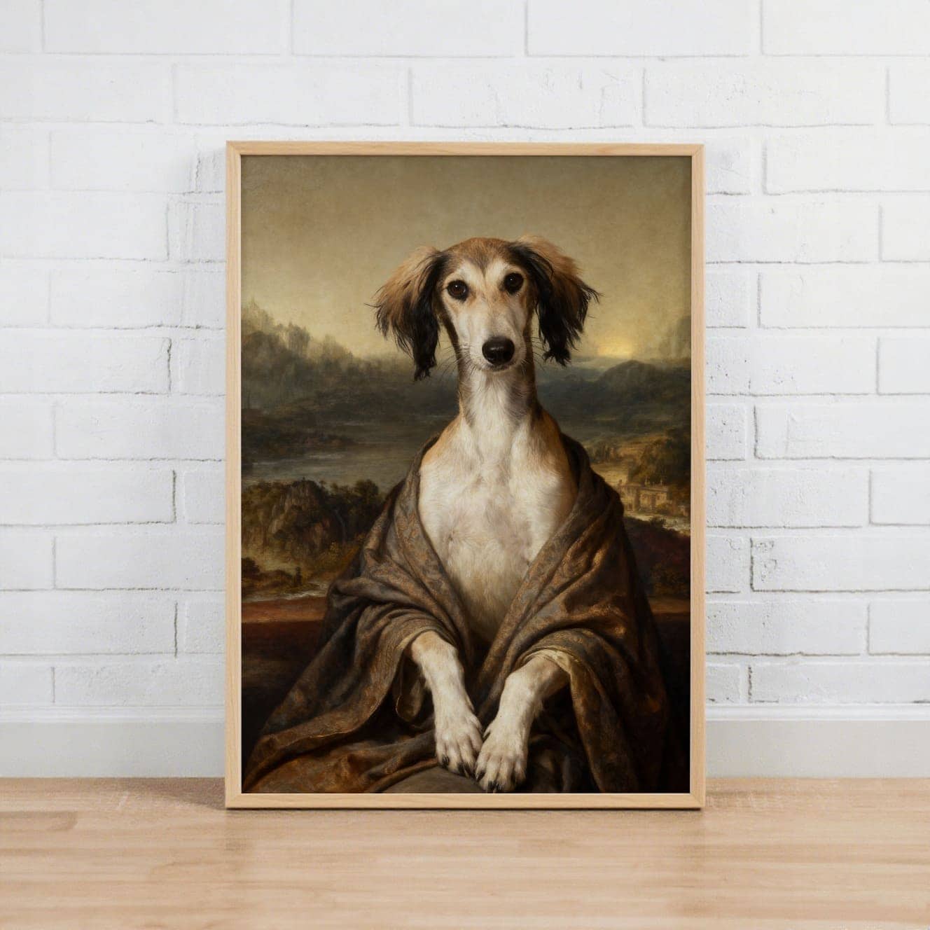 Classic Masterpiece – Custom Pet Lenticular Portrait