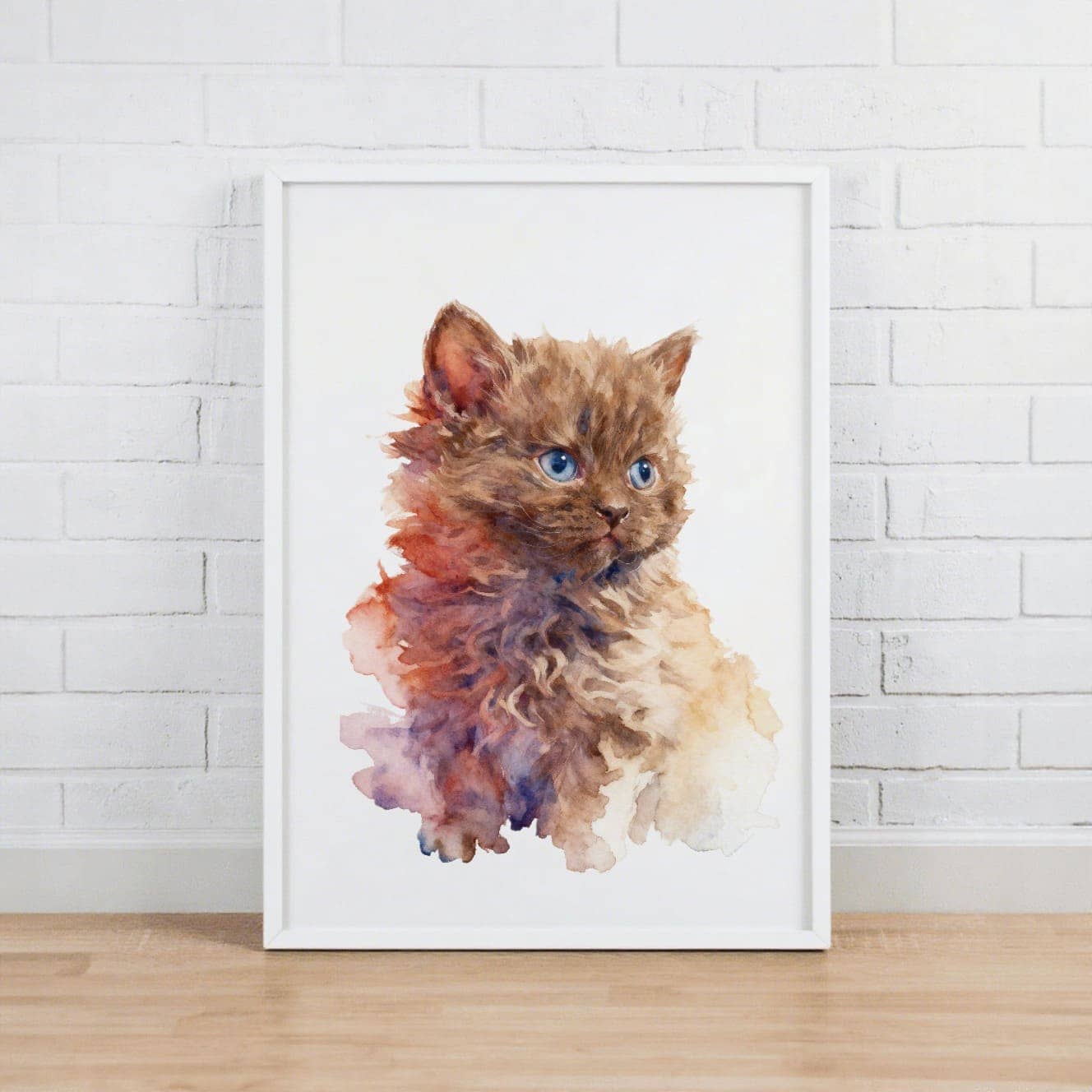 Watercolor – Custom Pet Lenticular Portrait