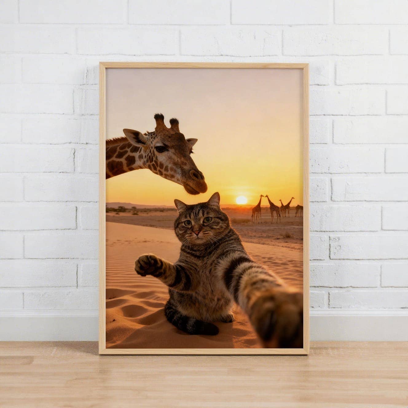 Safari Adventurer – Custom Pet Lenticular Portrait