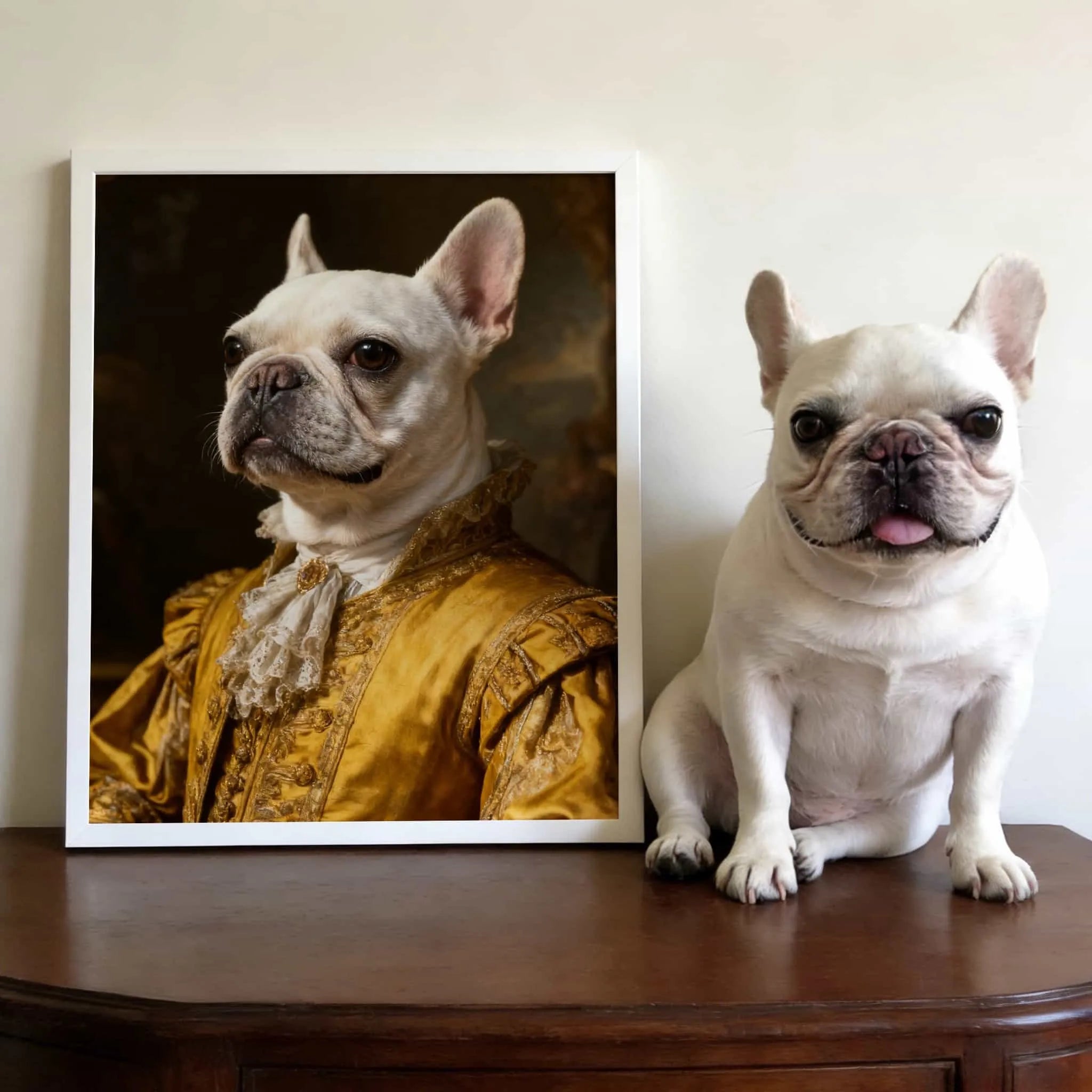 The Baroque Noble - Custom Pet Lenticular Portrait
