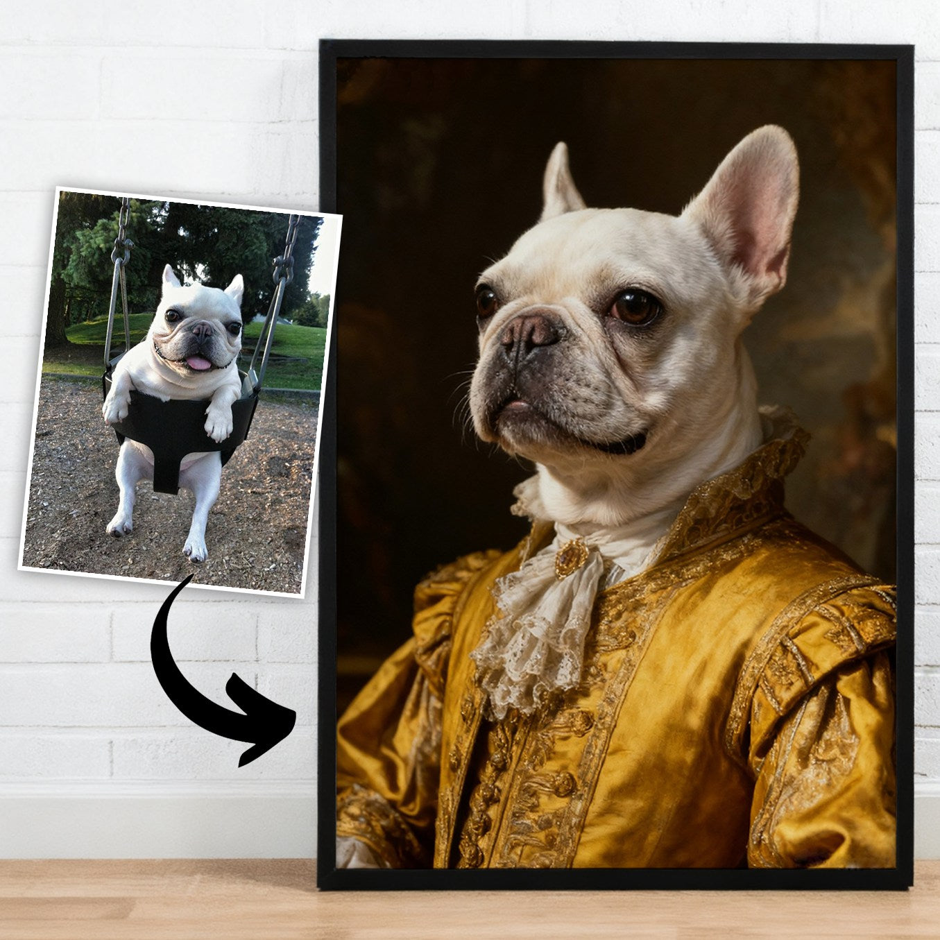 The Count - Pet Lenticular Portrait