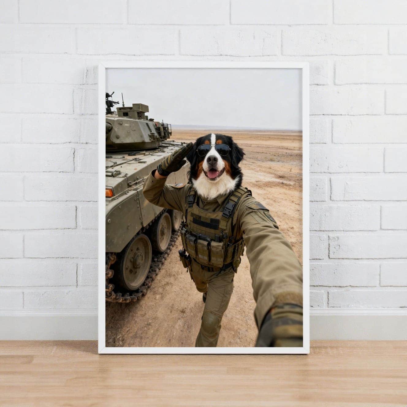 Soldier – Custom Pet Lenticular Portrait