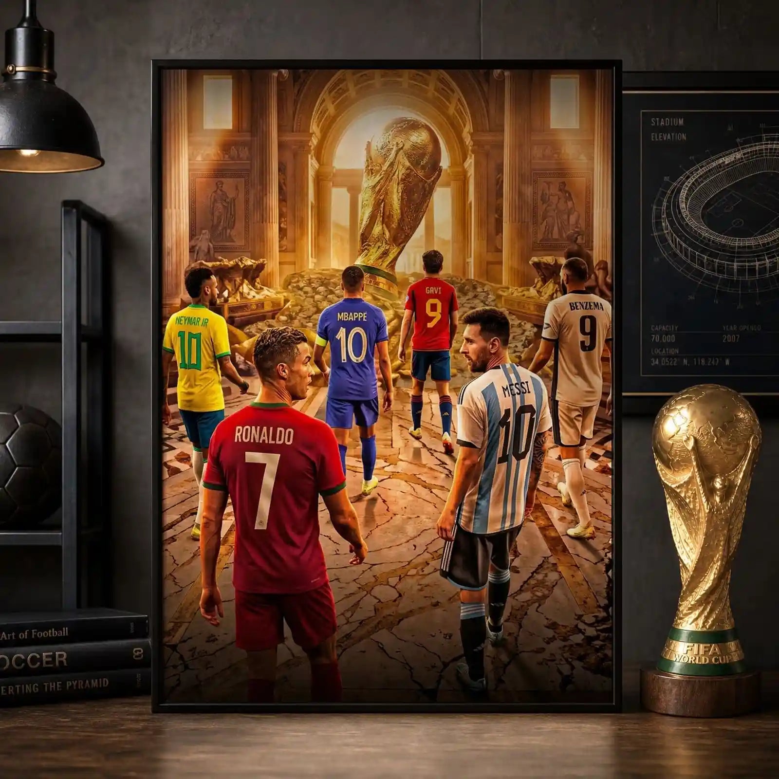 The Eternal Legend – Football Lenticular Portrait