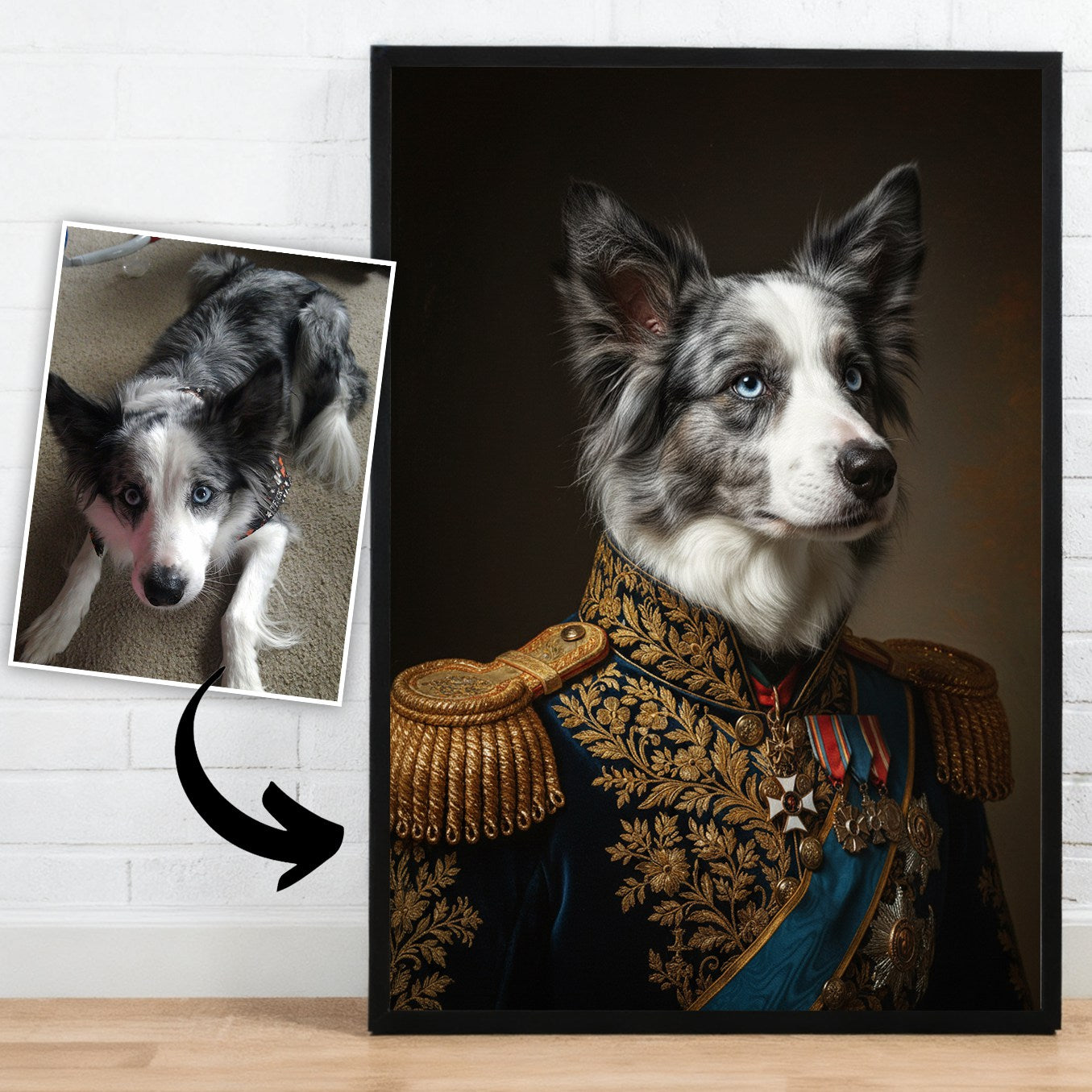 The General – Pet Lenticular Portrait