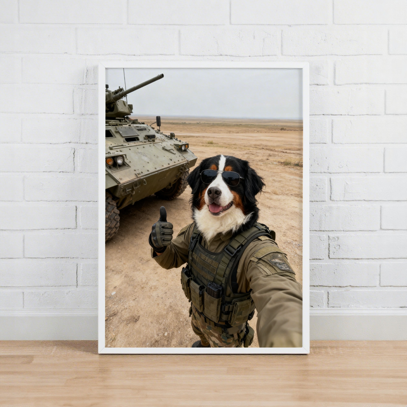 Soldier – Pet Lenticular Portrait