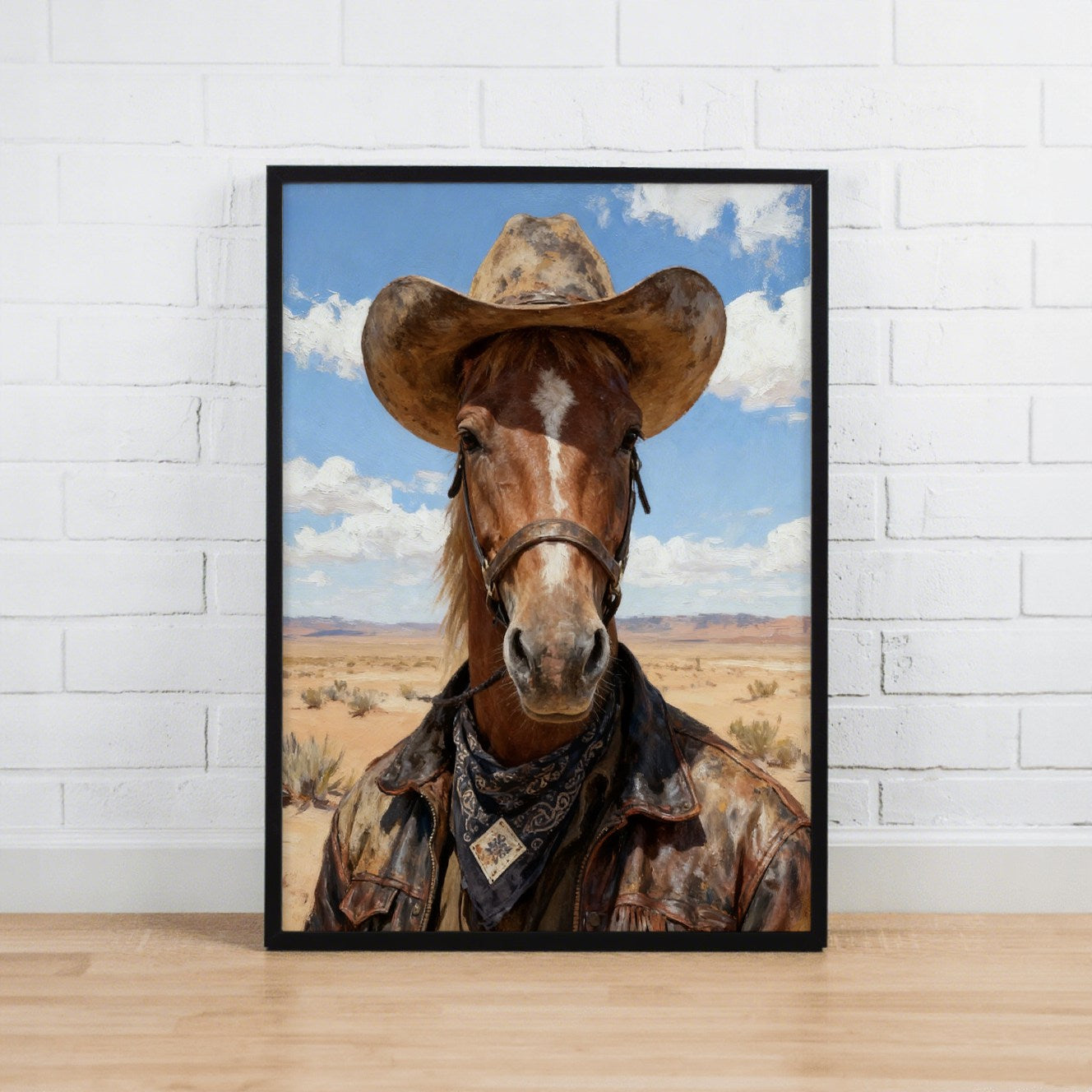 Western Cowboy – Pet Lenticular Portrait