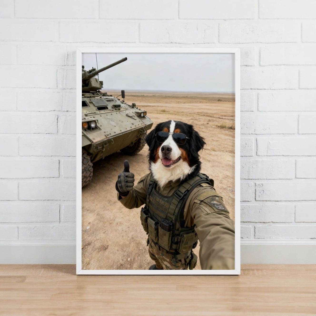 Soldier – Custom Pet Lenticular Portrait