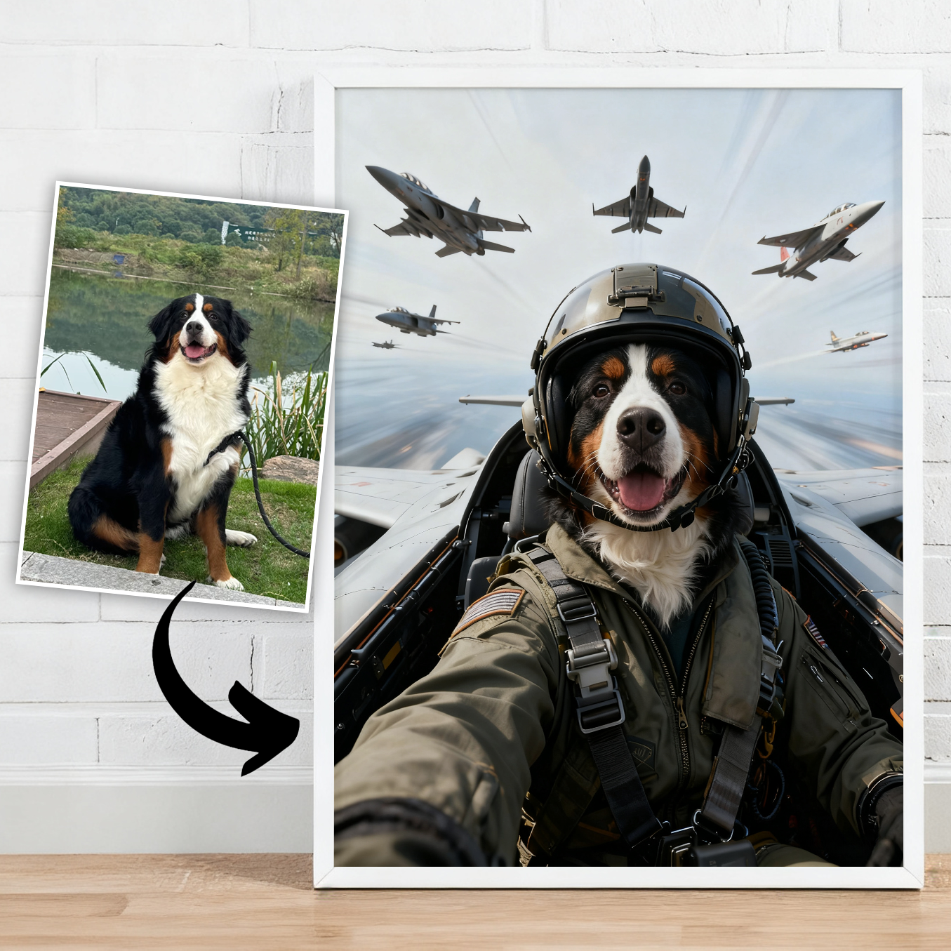 Soldier – Pet Lenticular Portrait