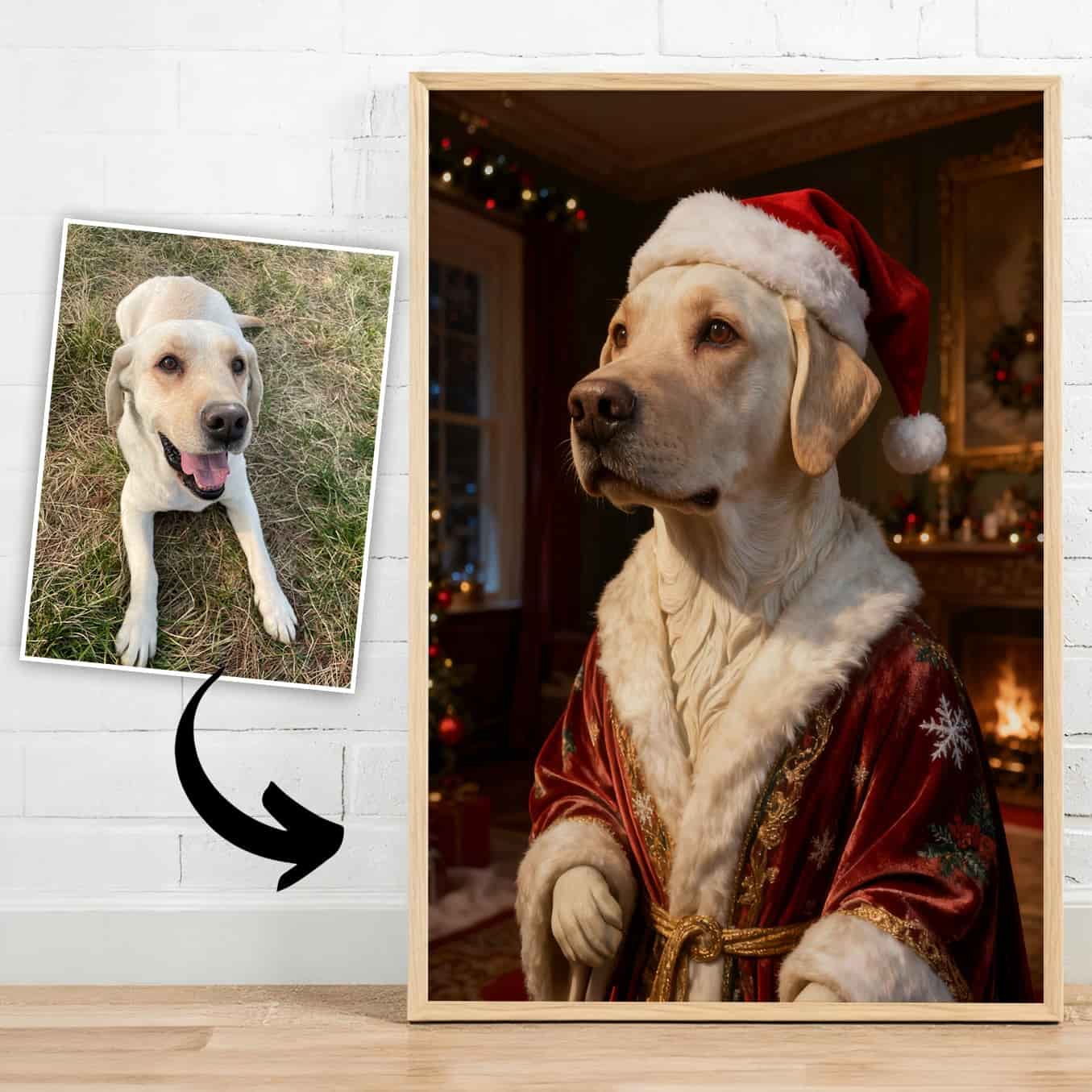 Christmas – Custom Pet Lenticular Portrait