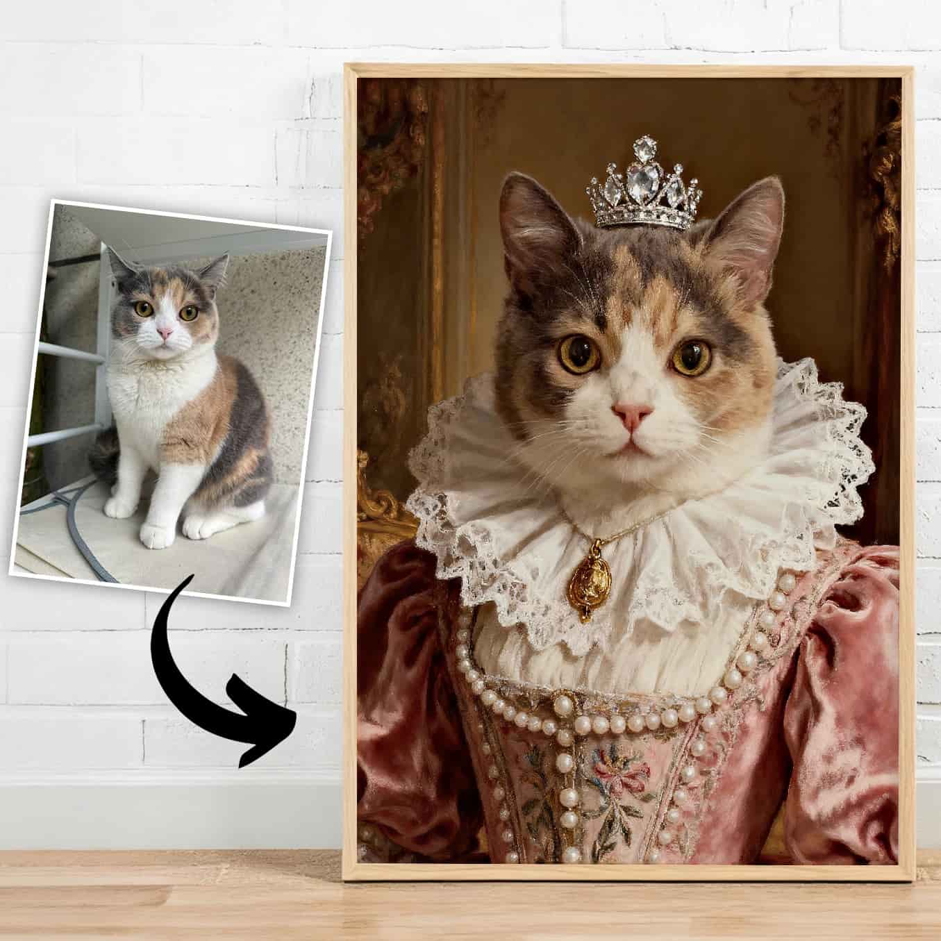 Princess – Custom Pet Lenticular Portrait