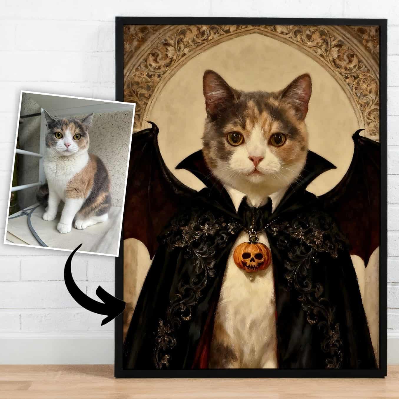Halloween – Custom Pet Lenticular Portrait