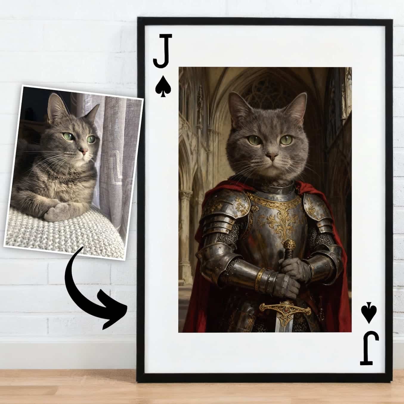 Poker cards – Custom Pet Lenticular Portrait