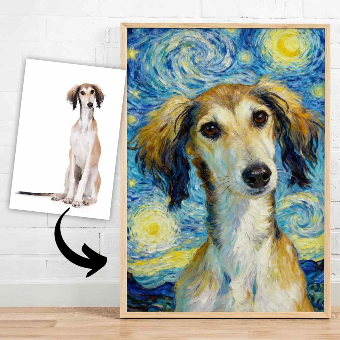 Classic Masterpiece –  Custom Pet Lenticular Portrait