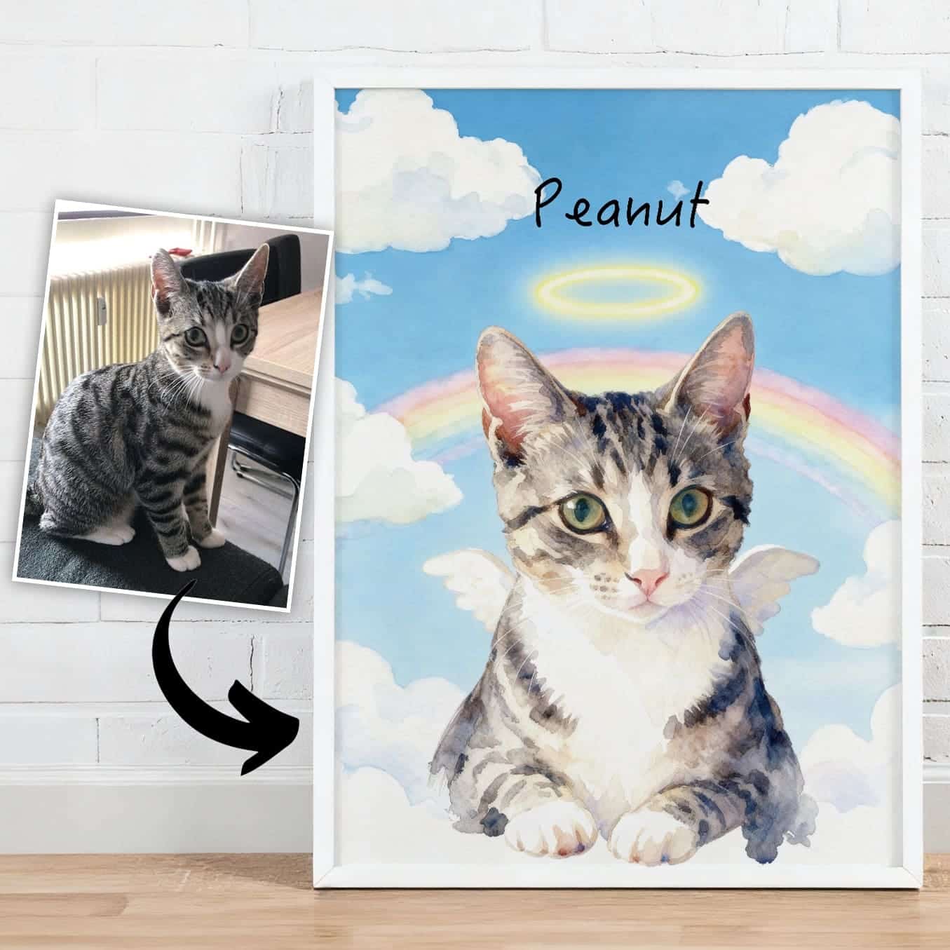 Memorial – Custom Pet Lenticular Portrait