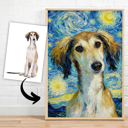 Famous painting –  Pet Lenticular Portrait