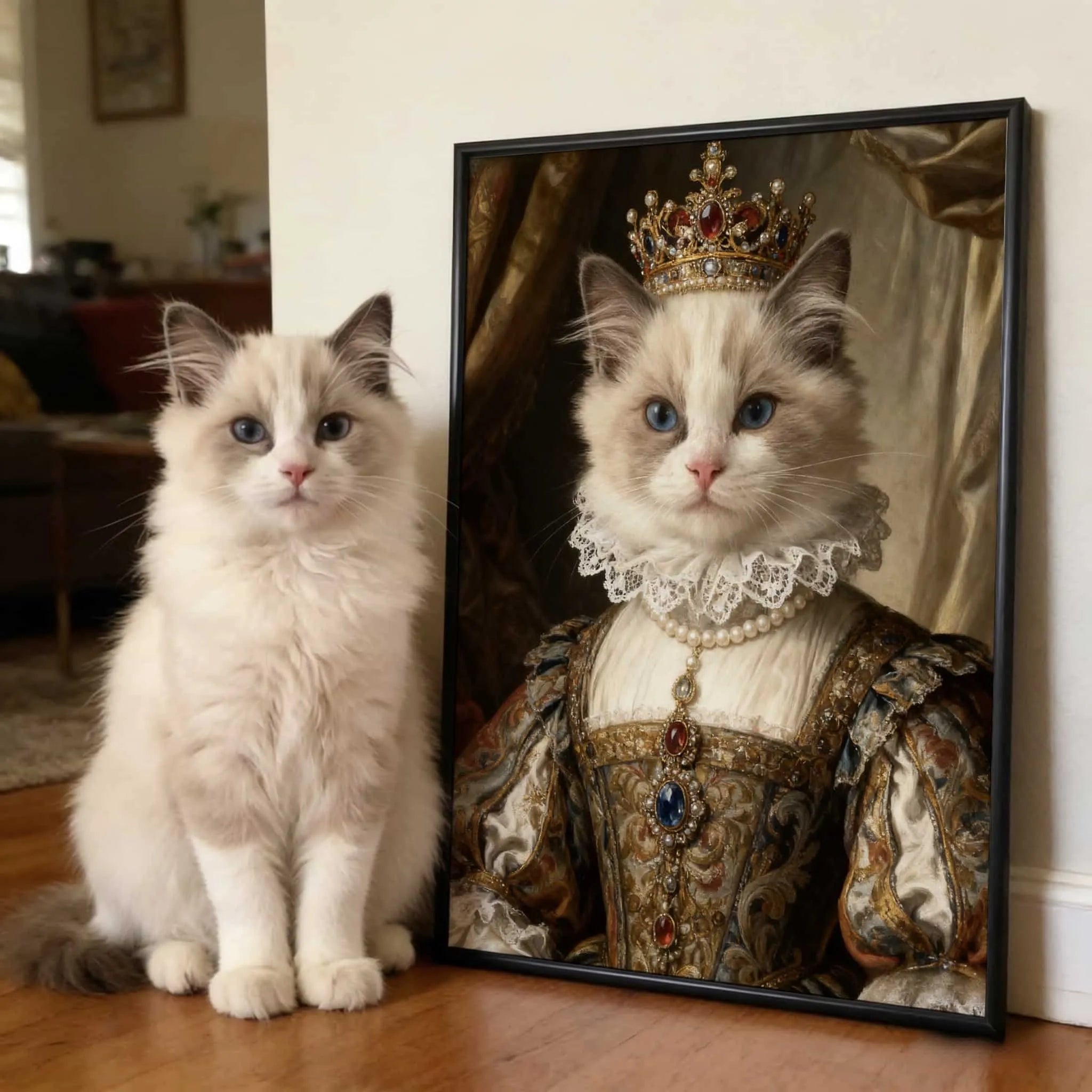 Renaissance Aristocratic – Custom Pet Lenticular Portrait