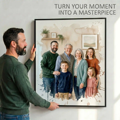The Heritage – Custom Family Lenticular Portrait