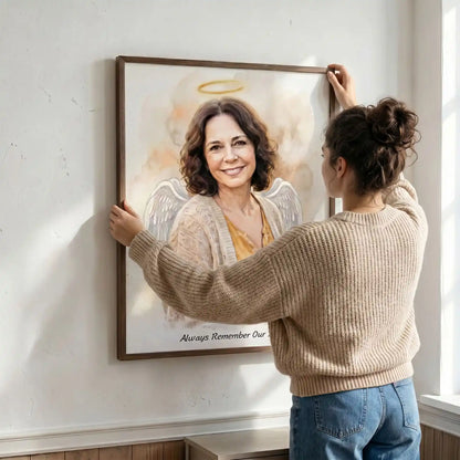 Heavenly Presence – Custom Angel Memorial Portrait
