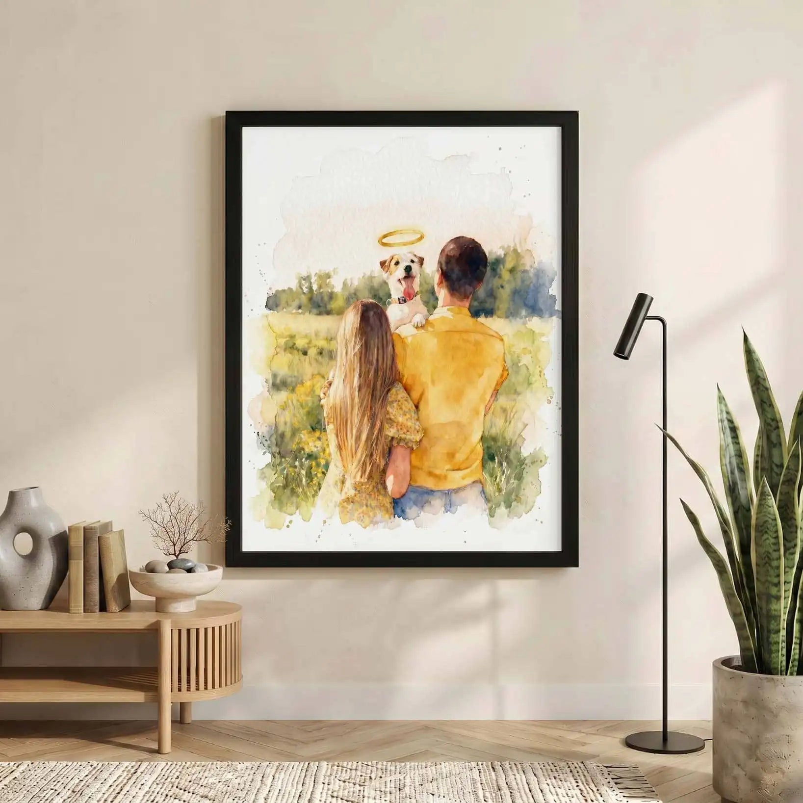 Wings of Loyalty – Custom Pet Lenticular Portrait