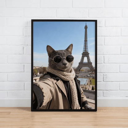 The Globetrotter– Custom Pet Lenticular Portrait