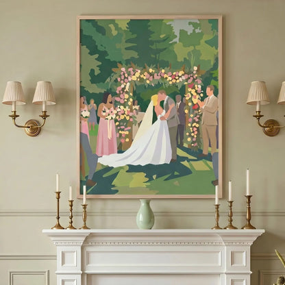 The Perfect Match – Custom Couple Lenticular Portrait