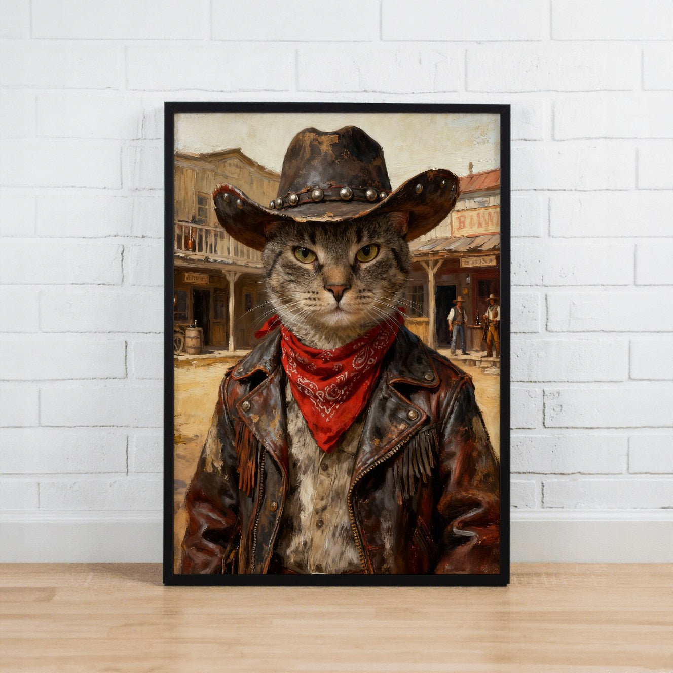 Western Cowboy – Pet Lenticular Portrait