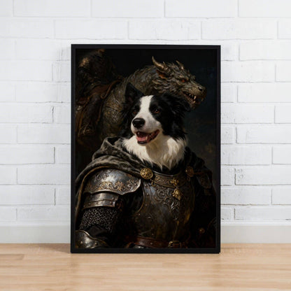 Knight Warrior – Custom Pet Lenticular Portrait