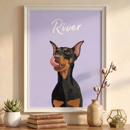 The Modern Aura – Custom Pet Lenticular Portrait
