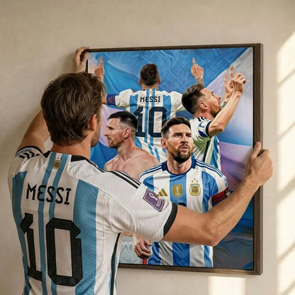 The Eternal Legend – Football Lenticular Portrait