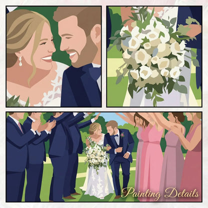 The Perfect Match – Custom Couple Lenticular Portrait