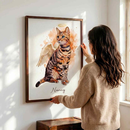 Celestial Paws – Custom Pet Lenticular Portrait