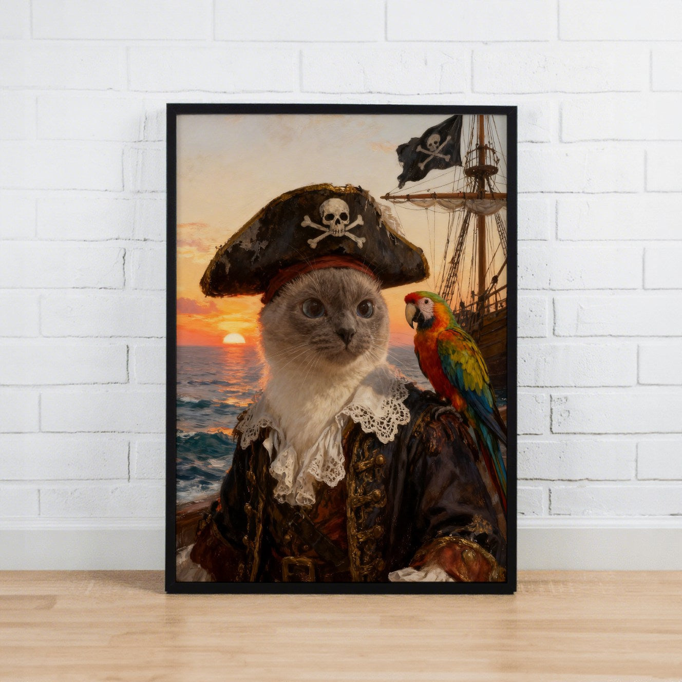 Pirate Captain - Pet Lenticular Portrait
