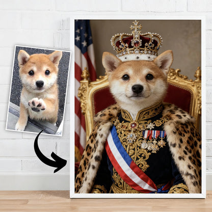 King - Pet Lenticular Portrait