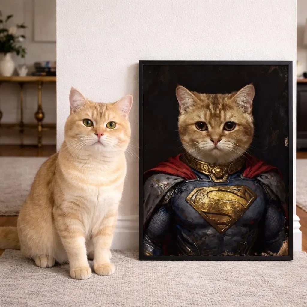 Super heroes – Custom Pet Lenticular Portrait