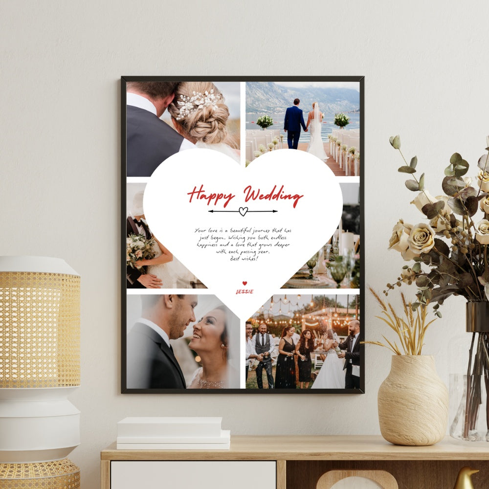 3D Lenticular Wedding Portrait