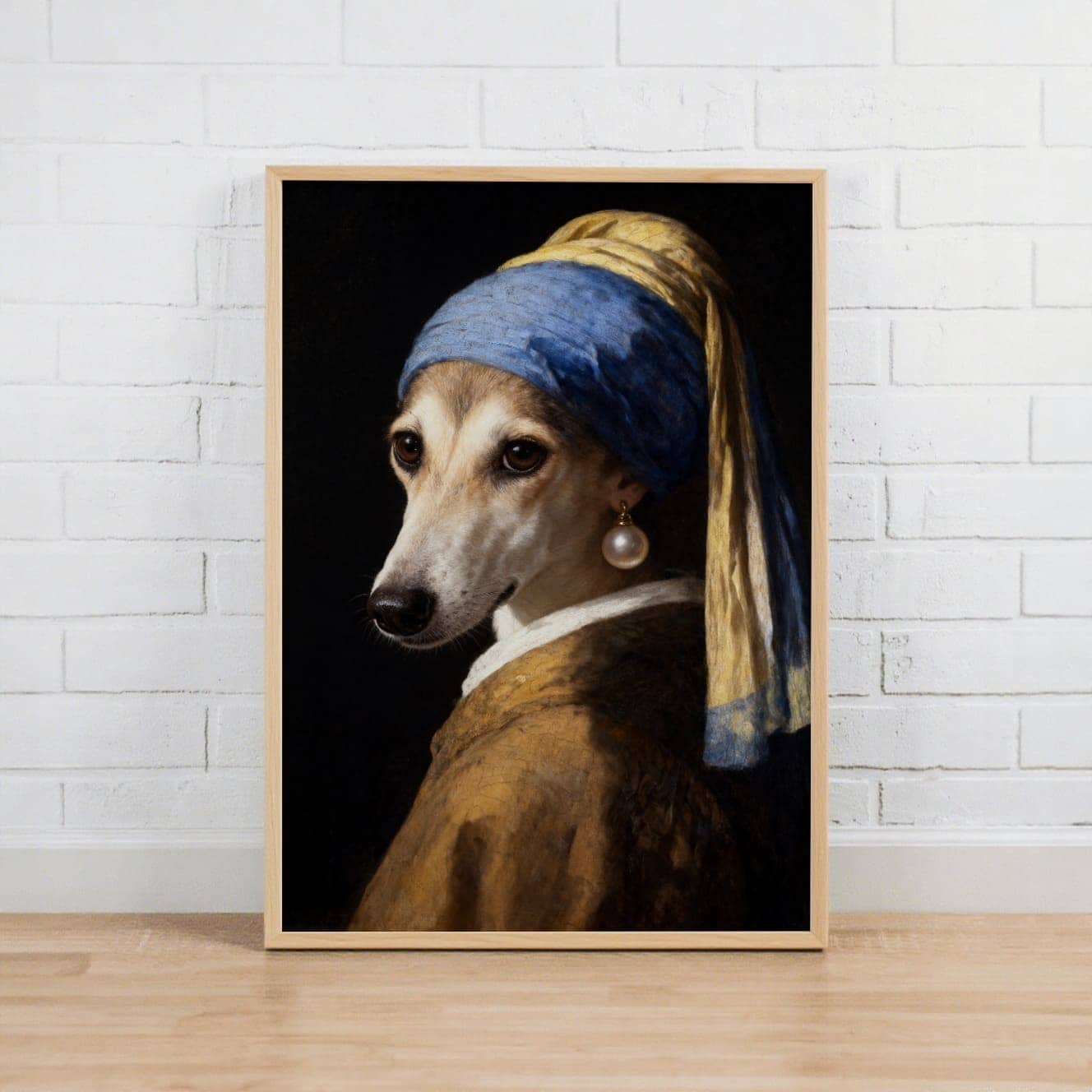 Classic Masterpiece –  Custom Pet Lenticular Portrait