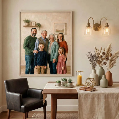 The Heritage – Custom Family Lenticular Portrait