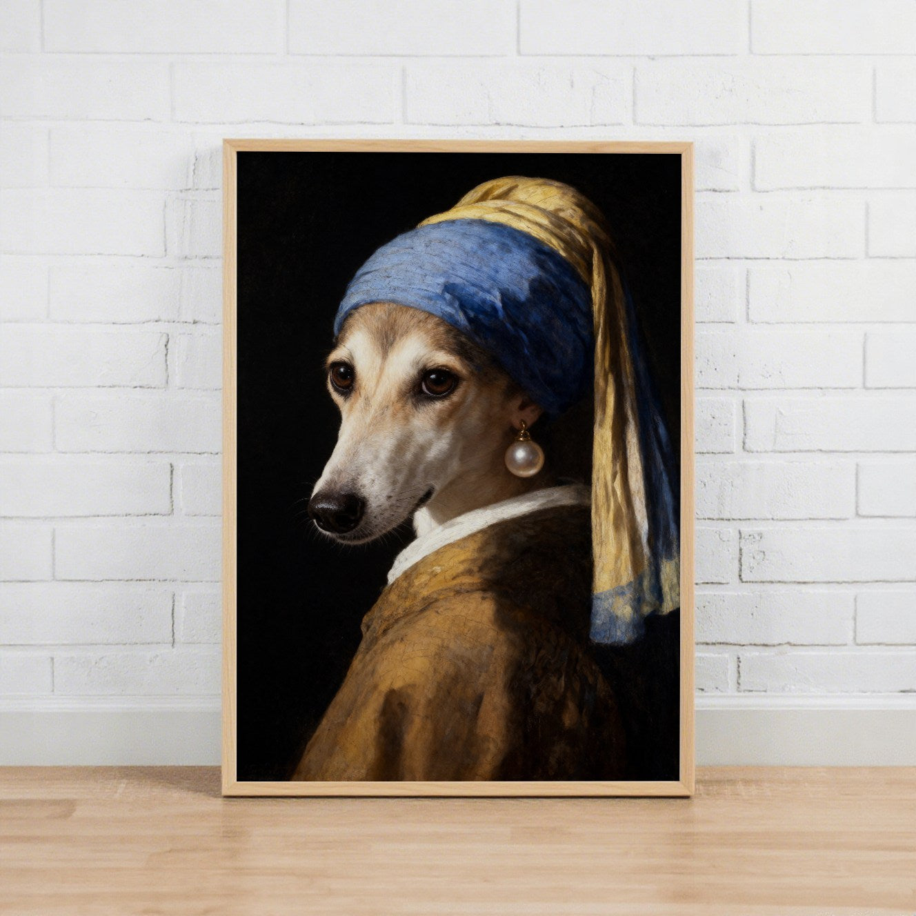 Famous painting –  Pet Lenticular Portrait